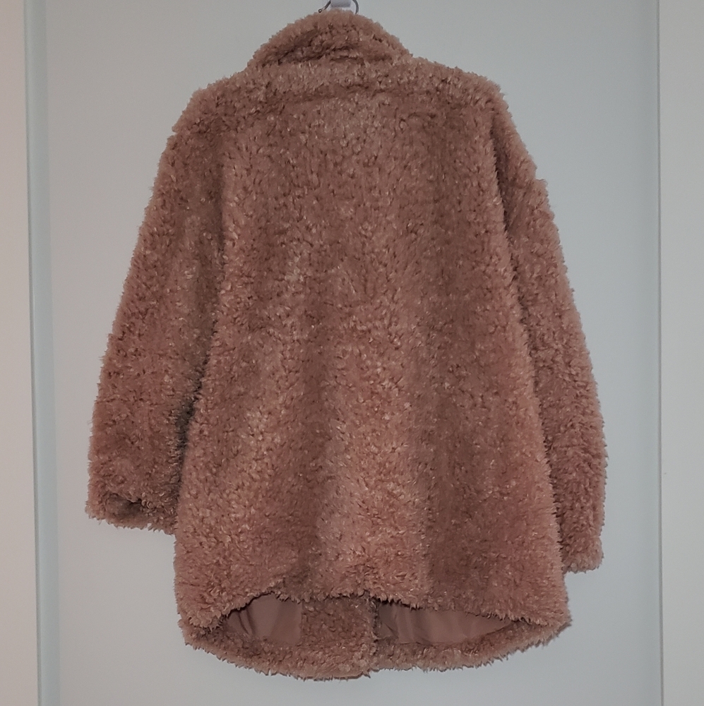 Pile Teddy Bear Coat - Picture 3 of 4